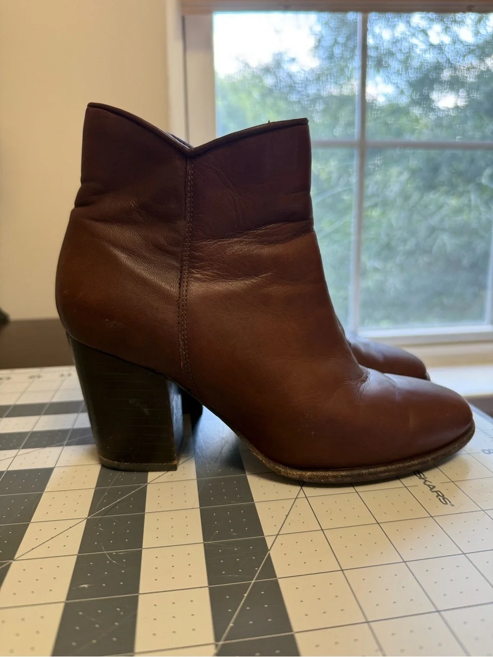 Thursday Women's Brown Leather Ankle Boots